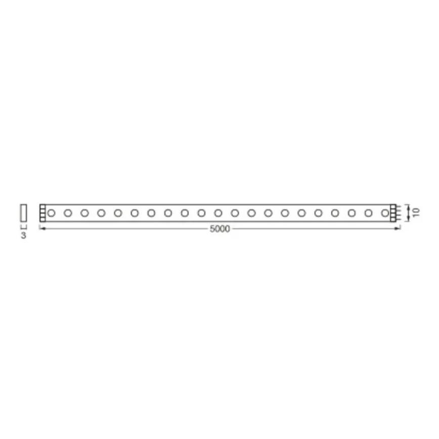 Ledvance - LED RGB Димируема лента FLEX AUDIO 5 м LED/20W/230V + дистанционно управление