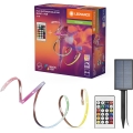 Ledvance - LED RGB димируема соларна лента FLEX MAGIC 5m LED/1,6W/3,7V 2000 mAh IP44 + дистанционно управление