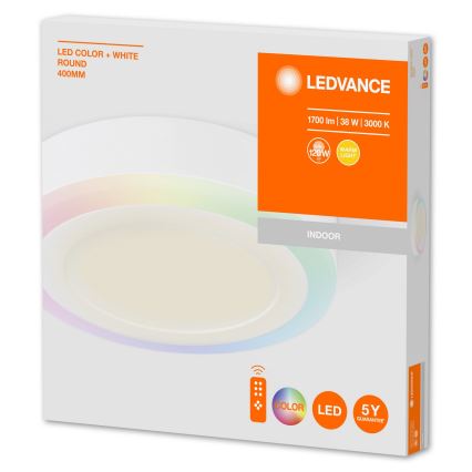 Ledvance - LED RGB Димируема таванна лампа LED / 38W / 230V + ДУ