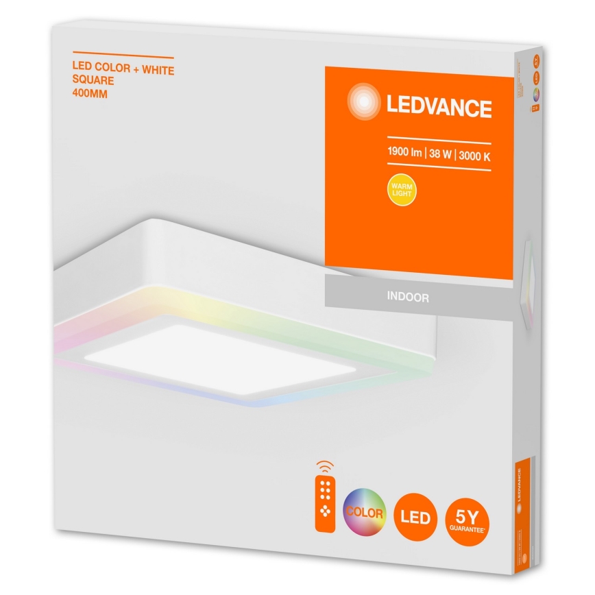 Ledvance - LED RGB Димируема таванна лампа LED / 38W / 230V + ДУ