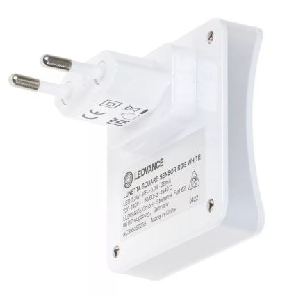 Ledvance - LED RGB Лампа за ориентация за контакт със сензор LUNETTA LED/0,3W/230