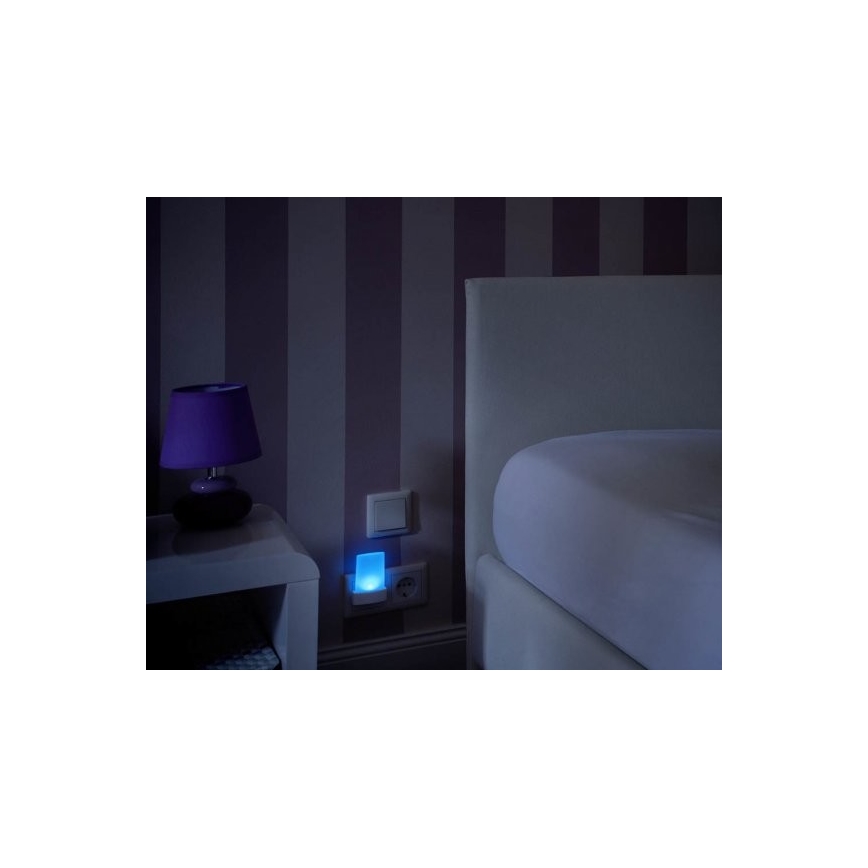 Ledvance - LED RGB Нощна лампа със сензор LUNETTA LED/0,28W/230V