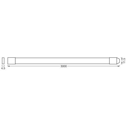 Ledvance - LED RGB+TW Димируем екстериорен лента FLEX 3 м LED/12,5W/230V 2700-6500K IP44 Wi-Fi