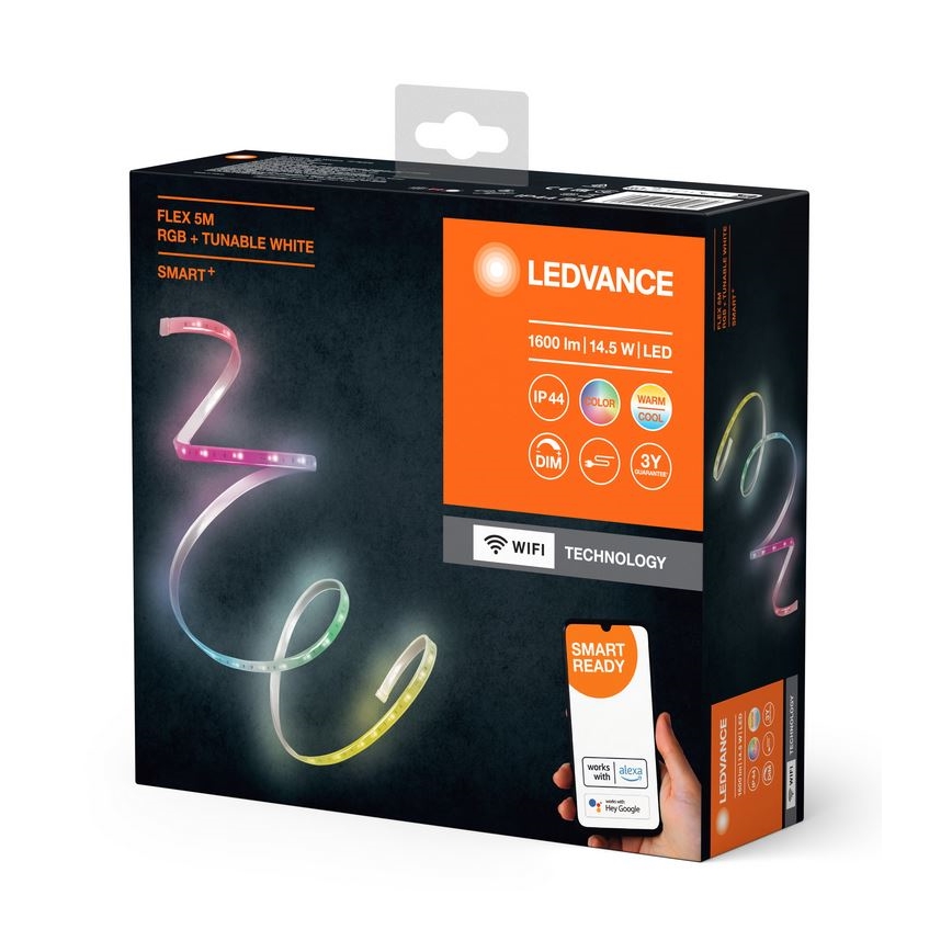Ledvance - LED RGB+TW Димируем екстериорен лента FLEX 5 м LED/14,5W/230V 2700-6500K IP44 Wi-Fi