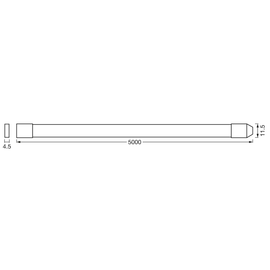 Ledvance - LED RGB+TW Димируем екстериорен лента FLEX 5 м LED/14,5W/230V 2700-6500K IP44 Wi-Fi