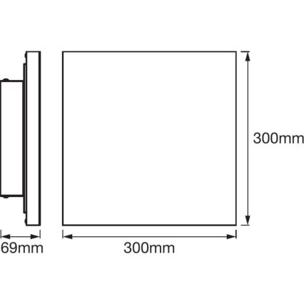 Ledvance - LED RGB+TW Димируема лампа SMART+ FRAMELESS LED/20W/230V 3000K-6500K Wi-Fi