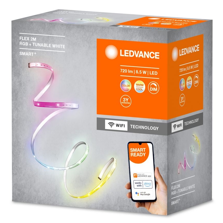 Ledvance - LED RGB+TW Димируема лента SMART+ FLEX 2 м LED/8,5W/230V Wi-Fi