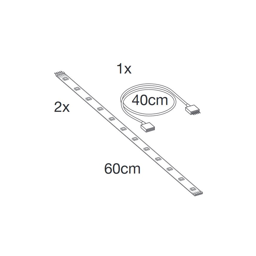 Ledvance - LED RGB+TW Разширение димируема лента SMART+ FLEX 1,2 м LED/6W/12V