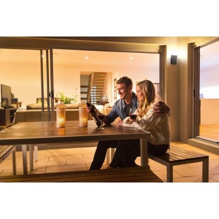 Ledvance - LED RGB външна стенна лампа SMART + CURVE LED / 9W / 230V IP44