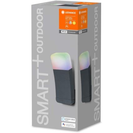 Ledvance - LED RGB външна стенна лампа SMART + CURVE LED / 9W / 230V IP44