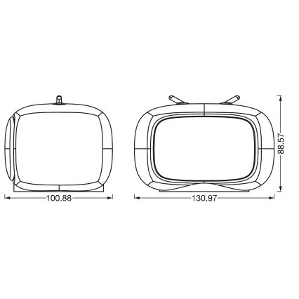Ledvance - LED RGBW детска сензорна нощна лампичка TOUCH LED/2,5W/5V