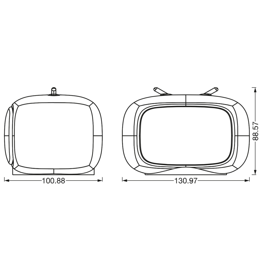 Ledvance - LED RGBW детска сензорна нощна лампичка TOUCH LED/2,5W/5V