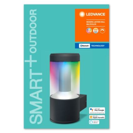 Ledvance -LED RGBW Димируем аплик SMART+ MODERN LED/12W/230V IP44 Bluetooth