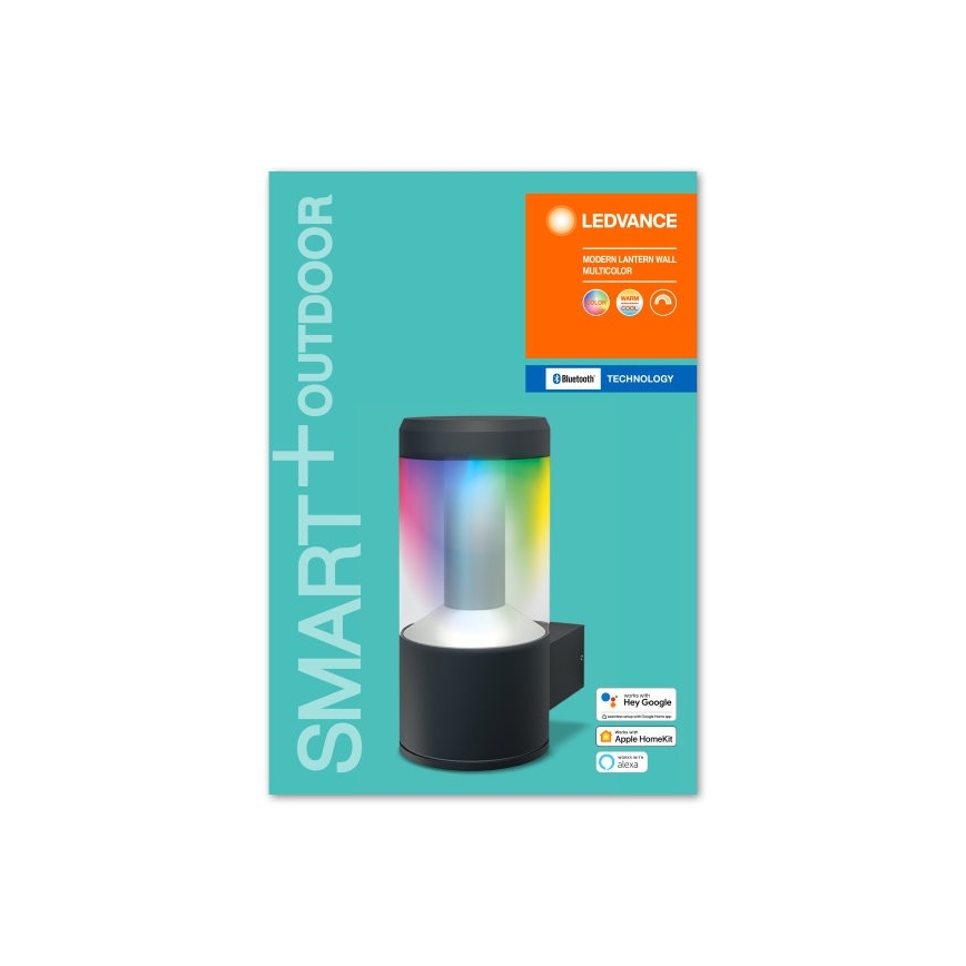 Ledvance -LED RGBW Димируем аплик SMART+ MODERN LED/12W/230V IP44 Bluetooth