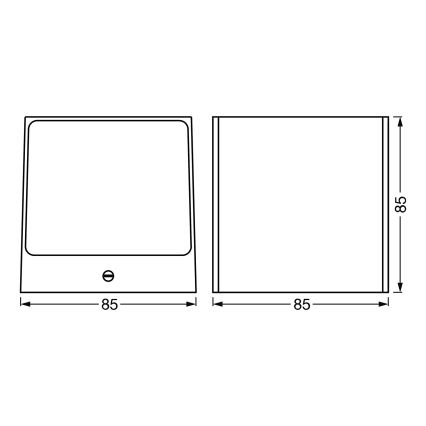 Ledvance - LED RGBW Димируем екстериорен аплик SMART+ BRICK LED/14W/230V Wi-Fi IP44