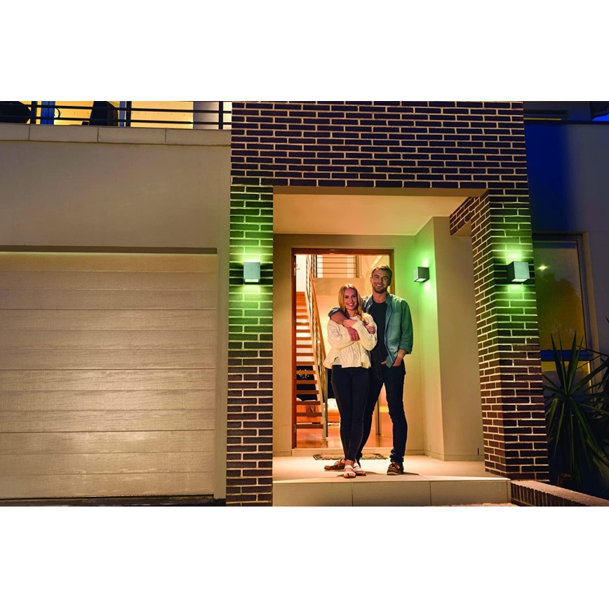 Ledvance - LED RGBW Димируем екстериорен аплик BRICK LED/14W/230V Wi-Fi IP44