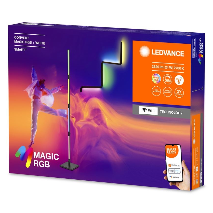 Ledvance - LED RGBW Димируем лампион 2в1 SMART+ MAGIC LED/24W/230V Wi-Fi