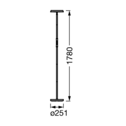Ledvance - LED RGBW Димируем лампион SMART+ FLOOR LED/13,5W/230V 2700-5000K Wi-Fi