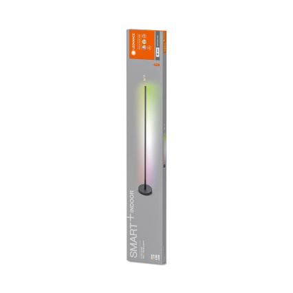Ledvance - LED RGBW Димируем лампион SMART+ FLOOR LED/14W/230V 2700-6500K Wi-Fi черен + дистанционно