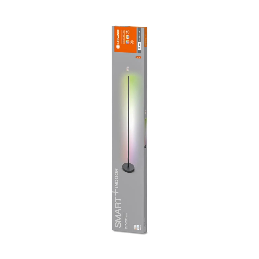 Ledvance - LED RGBW Димируем лампион SMART+ FLOOR LED/14W/230V 2700-6500K Wi-Fi черен + дистанционно