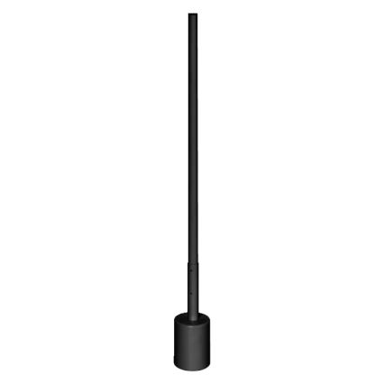 Ledvance - LED RGBW Димируем лампион SMART+ FLOOR LED/8W/230V 2700-6500K Wi-Fi черен + дистанционно