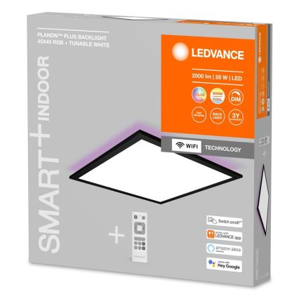 Ledvance - LED RGBW Димируем панел SMART+ PLANON LED/28W/230V 3000-6500K Wi-Fi + дистанционно