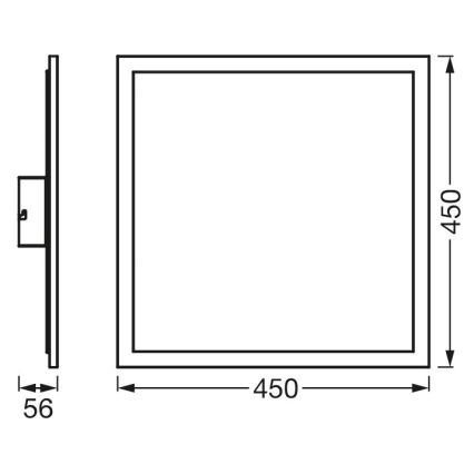 Ledvance - LED RGBW Димируем панел SMART+ PLANON LED/28W/230V 3000-6500K Wi-Fi + дистанционно