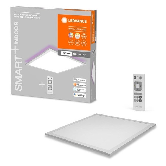 Ledvance - LED RGBW Димируем панел SMART+ PLANON LED/28W/230V Wi-Fi + дистанционно