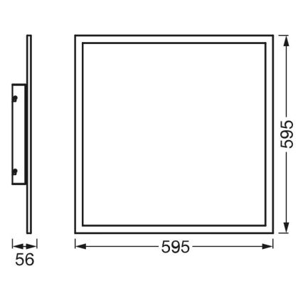 Ledvance - LED RGBW Димируем панел SMART+ PLANON LED/40W/230V 3000-6500K Wi-Fi + дистанционно