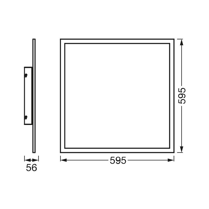 Ledvance - LED RGBW димируем панел SMART+ PLANON LED/40W/230V Wi-Fi с дистанционно управление