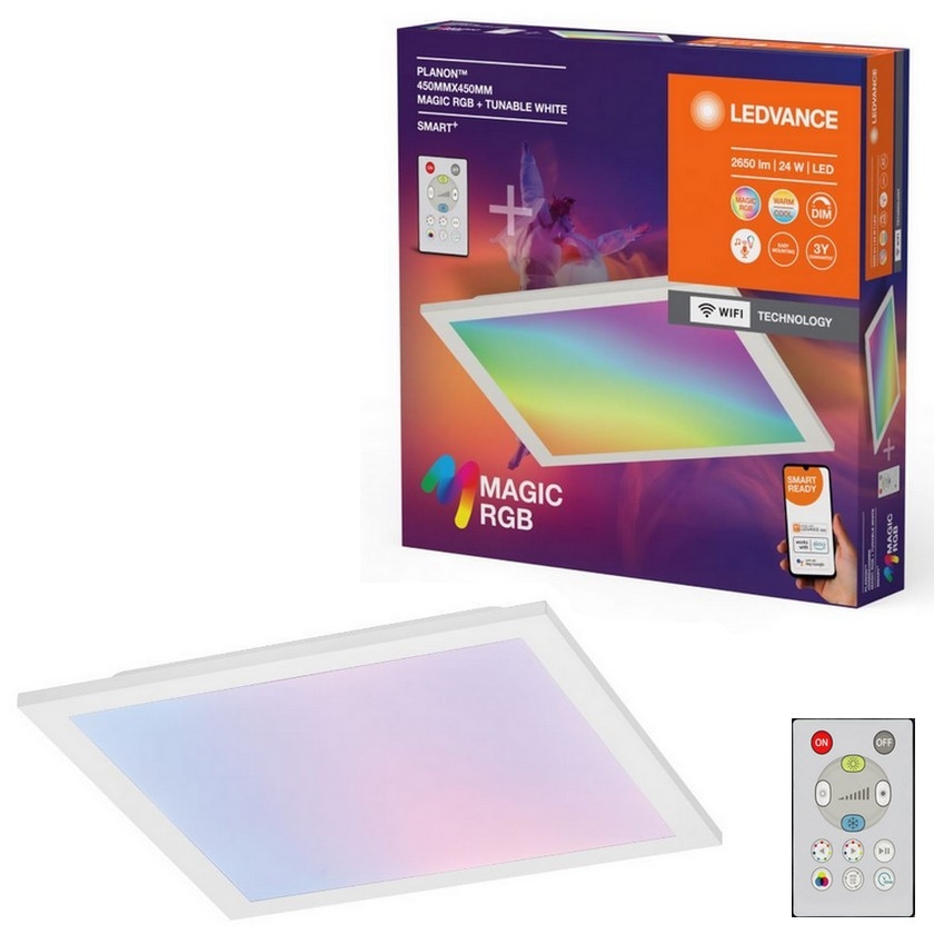 Ledvance - LED RGBW Димируем плафон SMART+ MAGIC LED/24W/230V 2700-6500K Wi-Fi + дистанционно управление