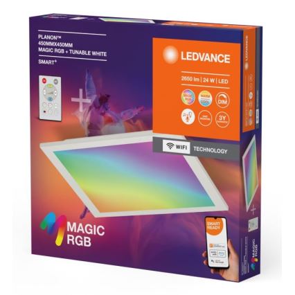 Ledvance - LED RGBW Димируем плафон SMART+ MAGIC LED/24W/230V 2700-6500K Wi-Fi + дистанционно управление