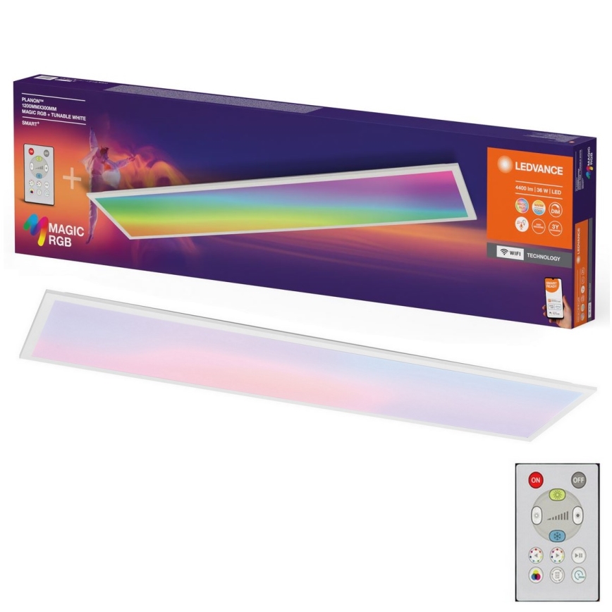 Ledvance - LED RGBW Димируем плафон SMART+ MAGIC LED/36W/230V 2700-6500K Wi-Fi + дистанционно управление