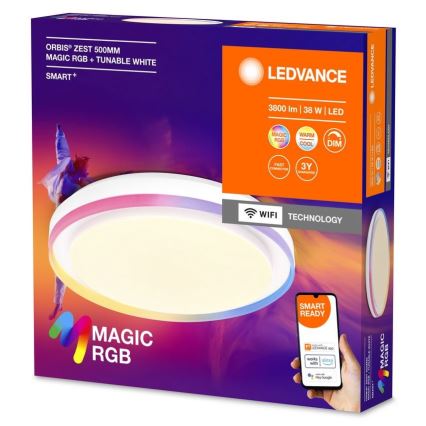 Ledvance - LED RGBW Димируем плафон SMART+ MAGIC LED/38W/230V  2700-6500K Wi-Fi