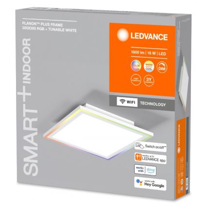 Ledvance - LED RGBW Димируем плафон SMART+ PLANON LED/18W/230V 2700-6500K Wi-Fi