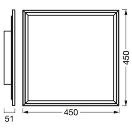 Ledvance - LED RGBW Димируем плафон SMART+ PLANON LED/24W/230V 2700-6500K Wi-Fi