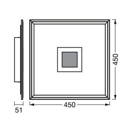 Ledvance - LED RGBW Димируем плафон SMART+ PLANON LED/24W/230V 2700-6500K Wi-Fi