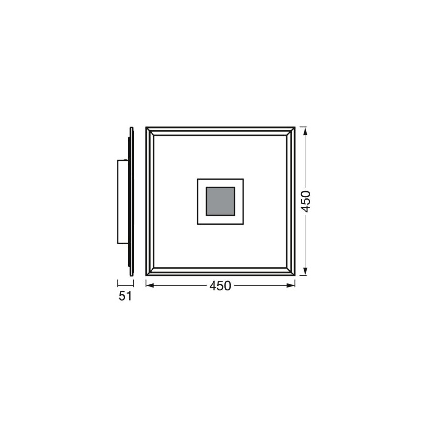 Ledvance - LED RGBW Димируем плафон SMART+ PLANON LED/24W/230V 2700-6500K Wi-Fi