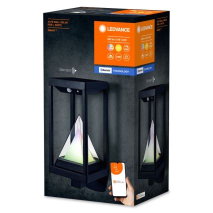 Ledvance - LED RGBW Димируем соларен аплик със сензор SMART+ ALPS LED/6W/3,7V 3000K IP44