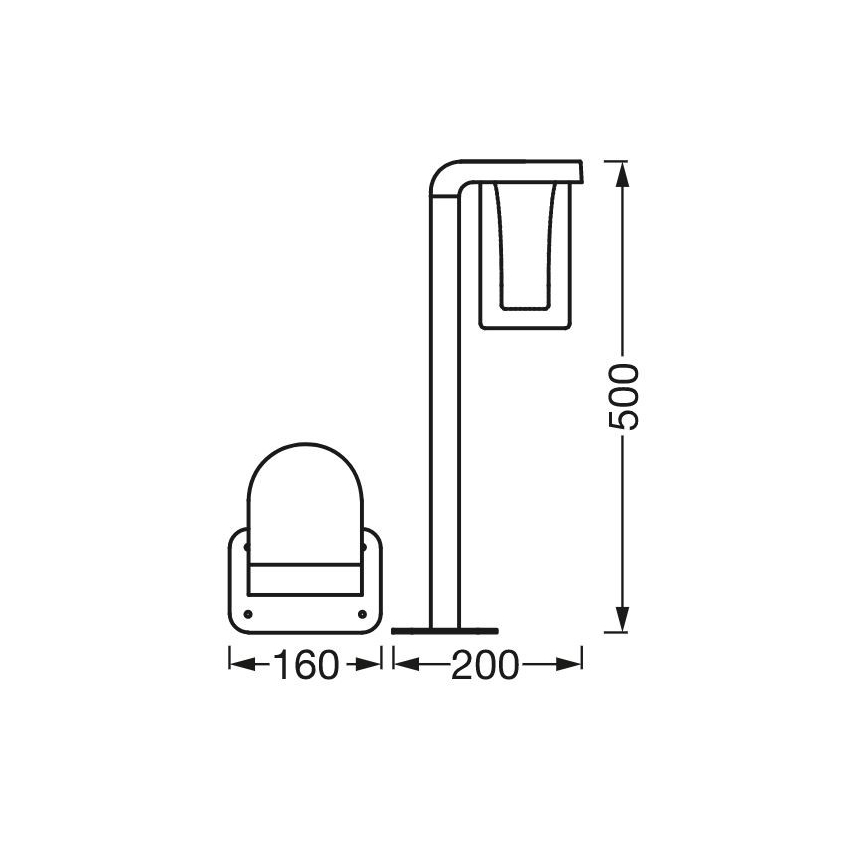 Ledvance - LED RGBW Димируема екстериорна лампа CASCADE LED/10W/230V IP44 Wi-Fi
