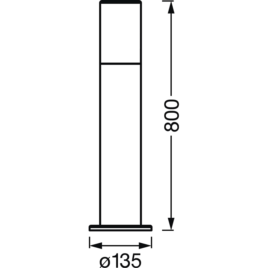 Ledvance - LED RGBW Димируема екстериорна лампа SMART+ PIPE LED/10W/230V Wi-Fi IP44