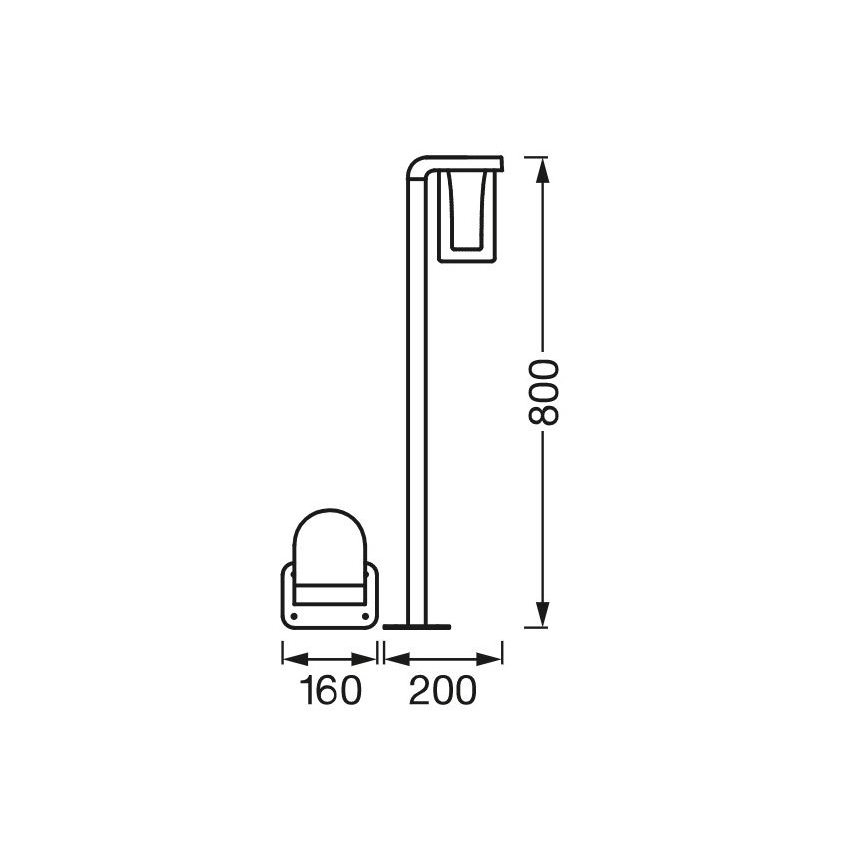 Ledvance - LED RGBW Димируема екстериорна лампа SMART+ CASCADE LED/10W/230V Wi-Fi IP44