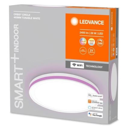 Ledvance - LED RGBW Димируема лампа SMART+ CIRCLE LED/28W/230V 3000-6500K Wi-Fi