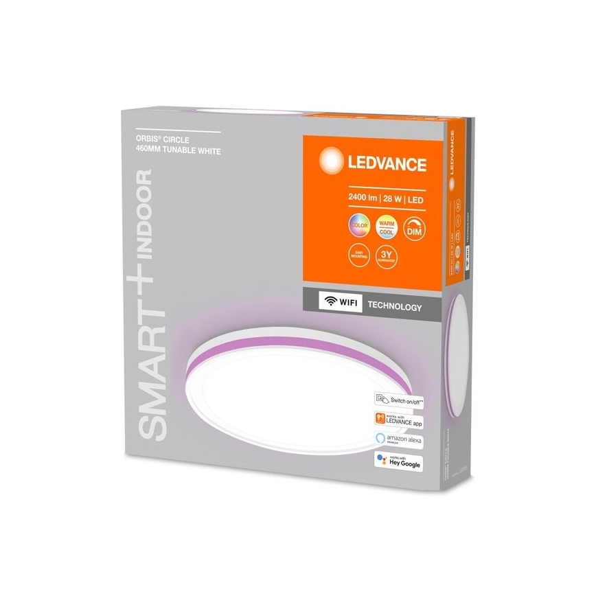 Ledvance - LED RGBW Димируема лампа SMART+ CIRCLE LED/28W/230V 3000-6500K Wi-Fi