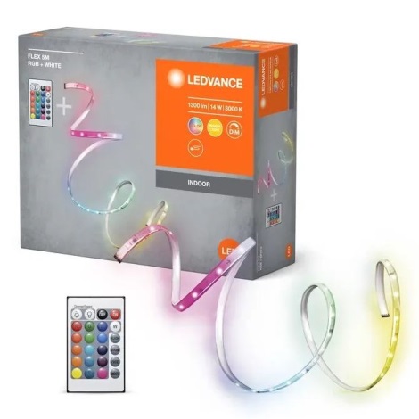 Ledvance - LED RGBW Димируема лента FLEX 5m LED/14W/230V + дистанционно управление