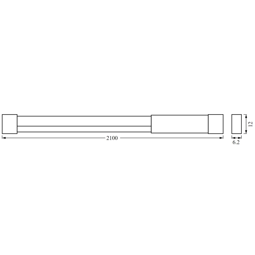 Ledvance - LED RGBW Димируема лента NEON FLEX 2,1 м LED/4W/5V + дистанционно управление