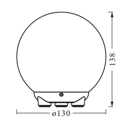 Ledvance - LED RGBW Димируема акумулаторна настолна лампа SMART+ MAGIC LED/2,5W/5V 2200-6500K Wi-Fi