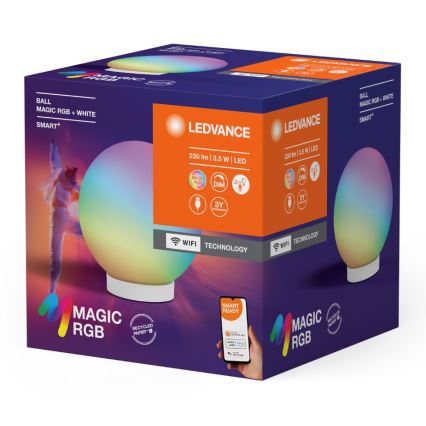 Ledvance - LED RGBW Димируема акумулаторна настолна лампа SMART+ MAGIC LED/3,5W/5V 2200-6500K Wi-Fi