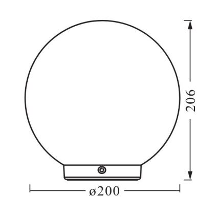 Ledvance - LED RGBW Димируема акумулаторна настолна лампа SMART+ MAGIC LED/3,5W/5V 2200-6500K Wi-Fi