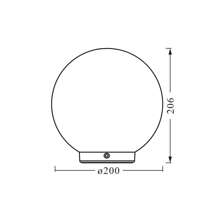 Ledvance - LED RGBW Димируема акумулаторна настолна лампа SMART+ MAGIC LED/3,5W/5V 2200-6500K Wi-Fi